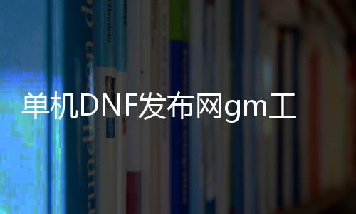 单机DNF发布网gm东西（dnf单机版gm东西利用教程）