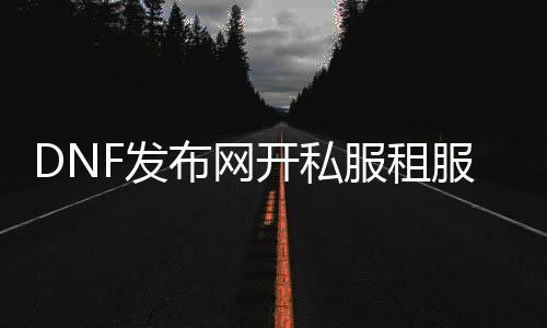 DNF发布网开私服租处事器几多钱