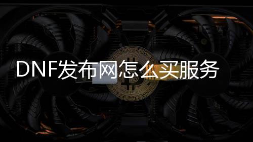 DNF发布网怎么买处事器