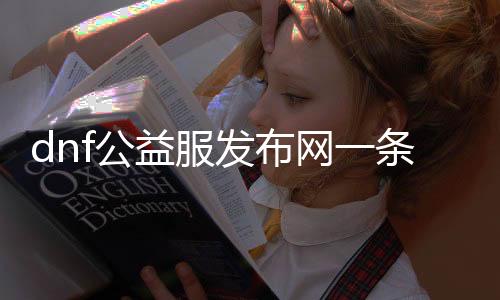 dnf公益服发布网一条龙处事怎么样,专业的dnf公益服发布网一条龙代刷平台