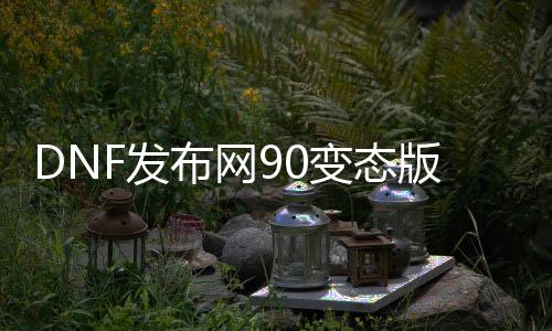 DNF发布网90失常版本